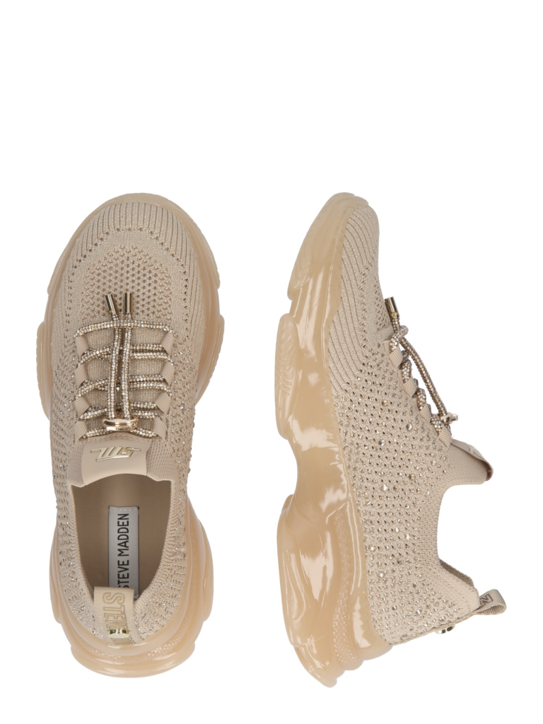 STEVE MADDEN Sneaker low 'Meter'  bej / argintiu