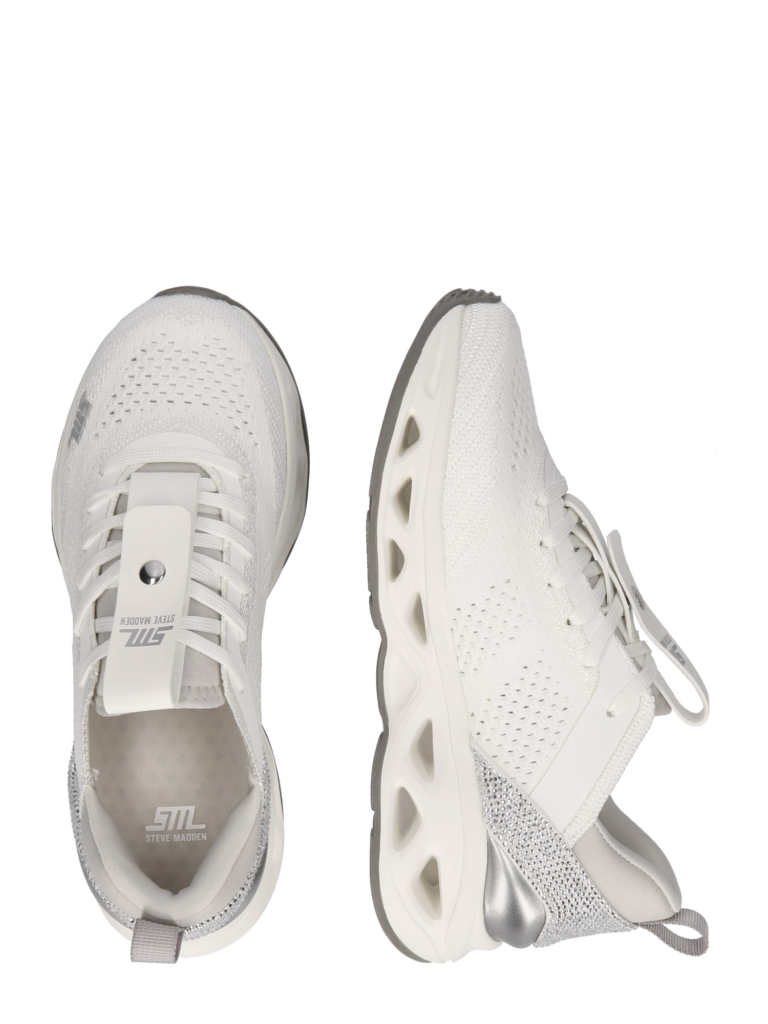 STEVE MADDEN Sneaker low 'Surge 1R'  gri / grej / argintiu / alb murdar