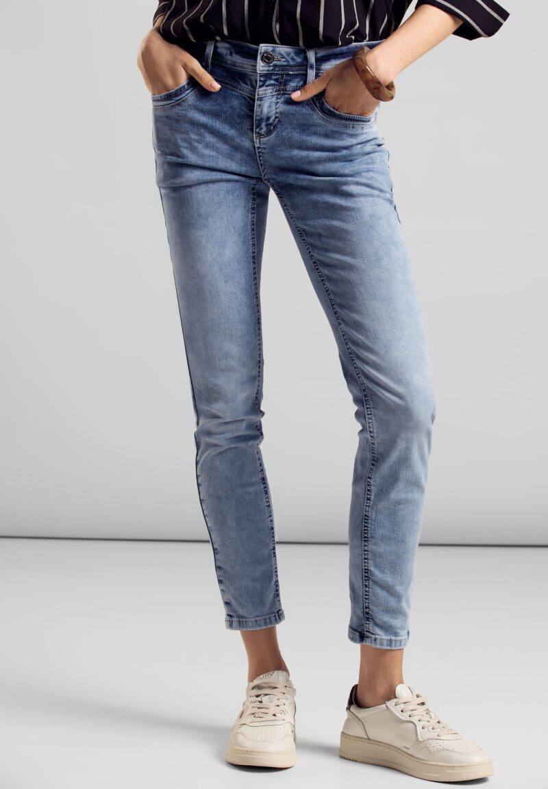 Cumpăra STREET ONE Jeans 'York'  albastru denim