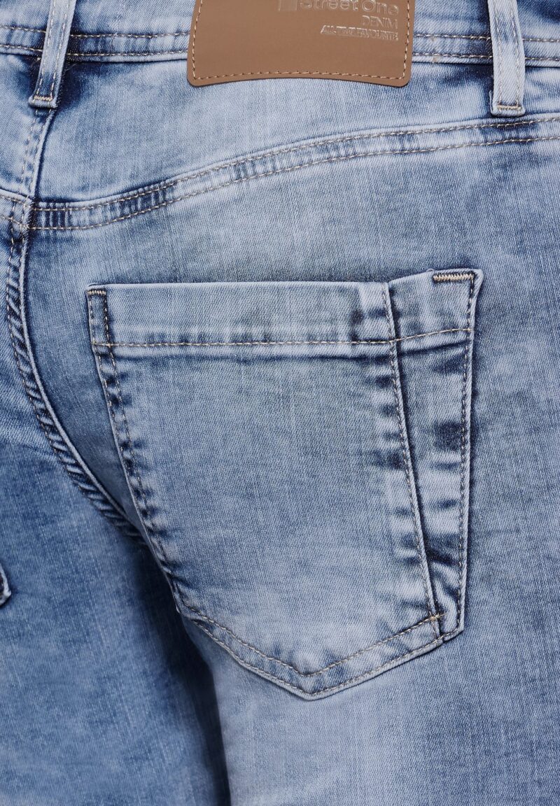 STREET ONE Jeans 'York'  albastru denim