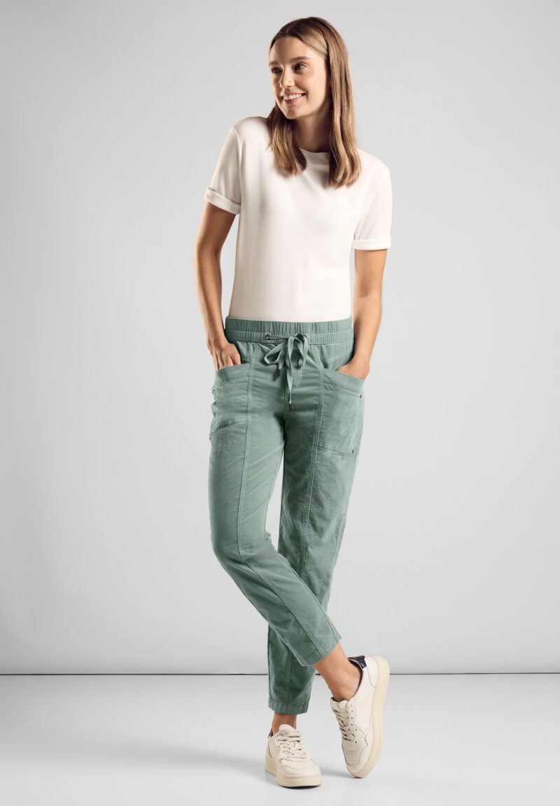 STREET ONE Pantaloni 'Bonny'  verde