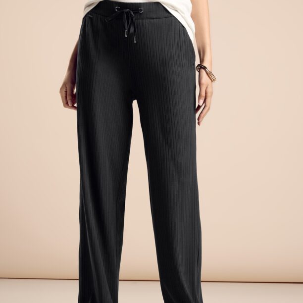 STREET ONE Pantaloni  negru