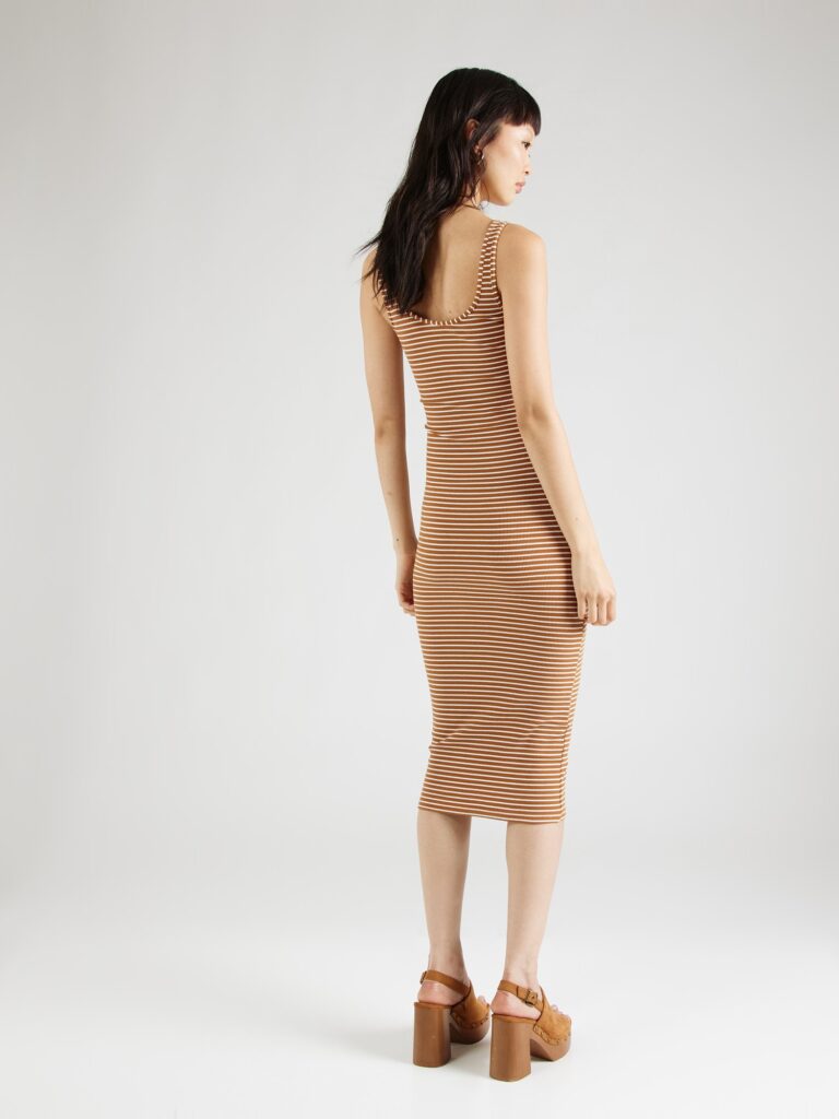 STUDIO SELECT Rochie de vară 'Caro'  maro caramel / alb preţ