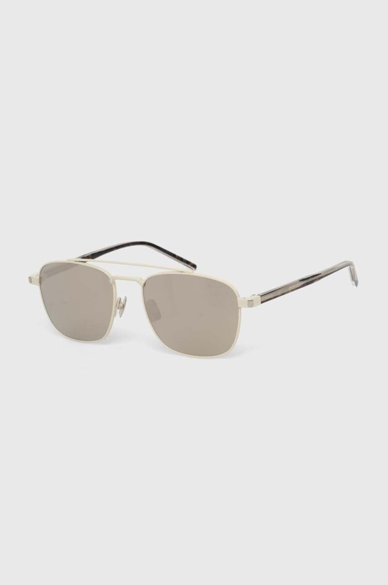 Saint Laurent ochelari de soare culoarea bej