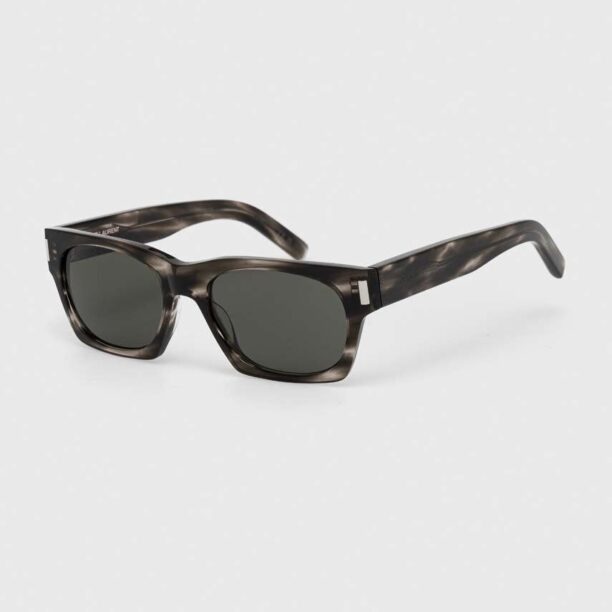 Saint Laurent ochelari de soare culoarea gri