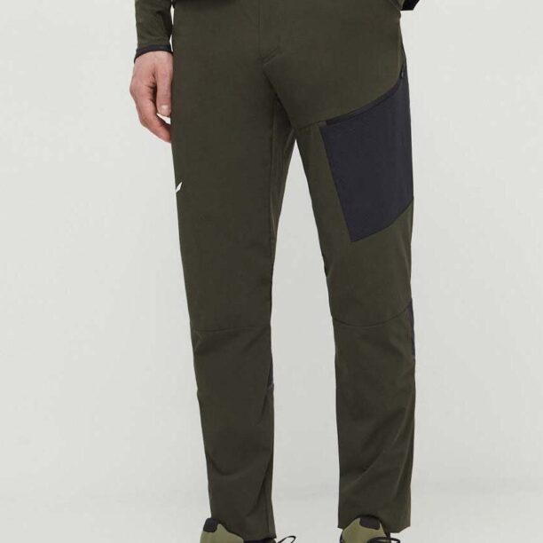 Salewa pantaloni de exterior Pedroc 2 culoarea verde