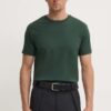 Samsoe Samsoe tricou din bumbac culoarea verde