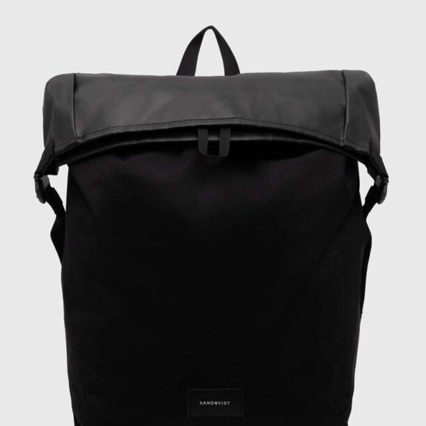 Sandqvist rucsac Alfred culoarea negru