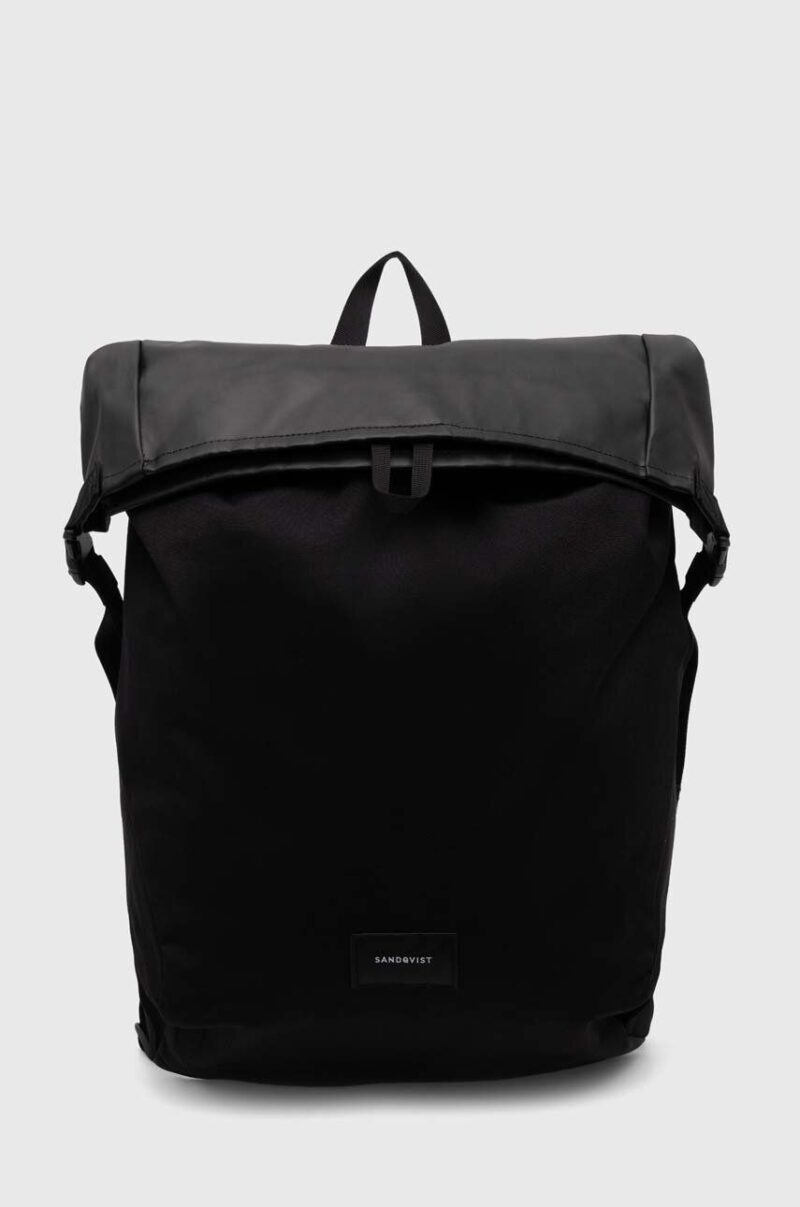 Sandqvist rucsac Alfred culoarea negru