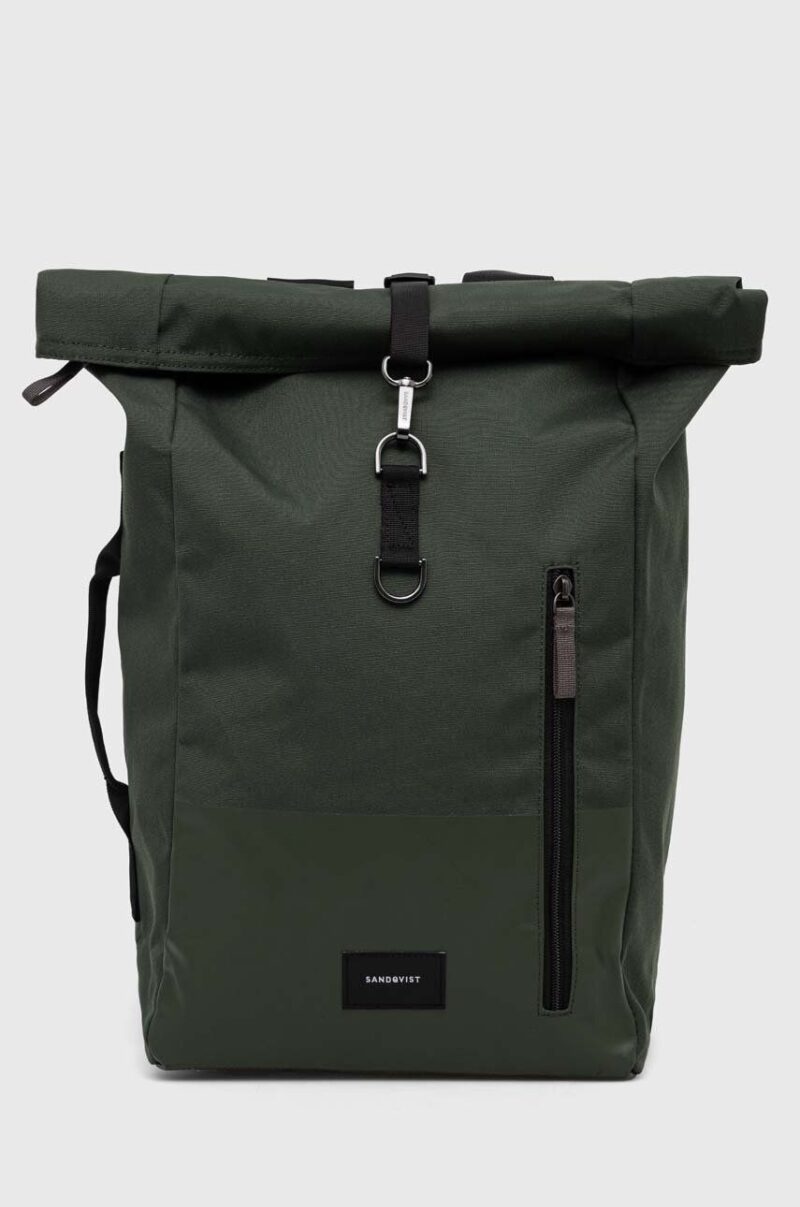 Sandqvist rucsac Dante Vegan culoarea verde