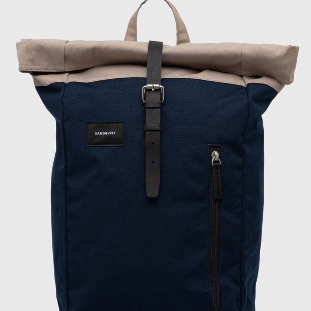 Sandqvist rucsac Dante culoarea bleumarin