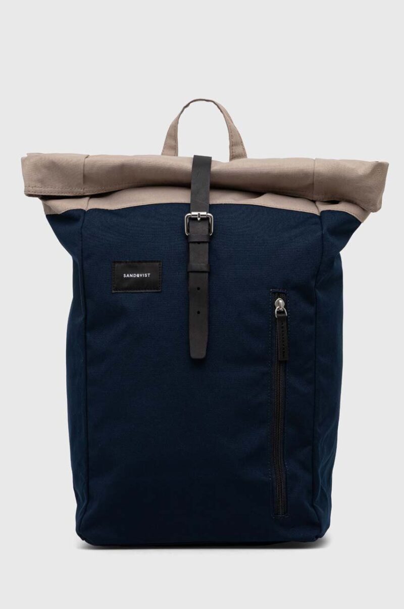 Sandqvist rucsac Dante culoarea bleumarin