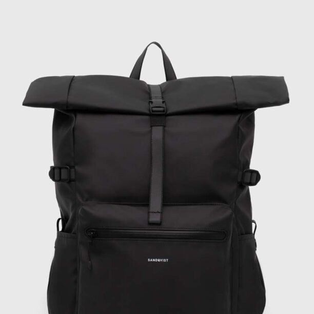 Sandqvist rucsac Ruben 2.0 culoarea negru