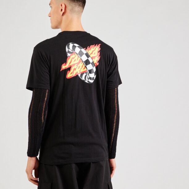 Santa Cruz Tricou 'Goal Flame'  galben / roșu / negru / alb preţ