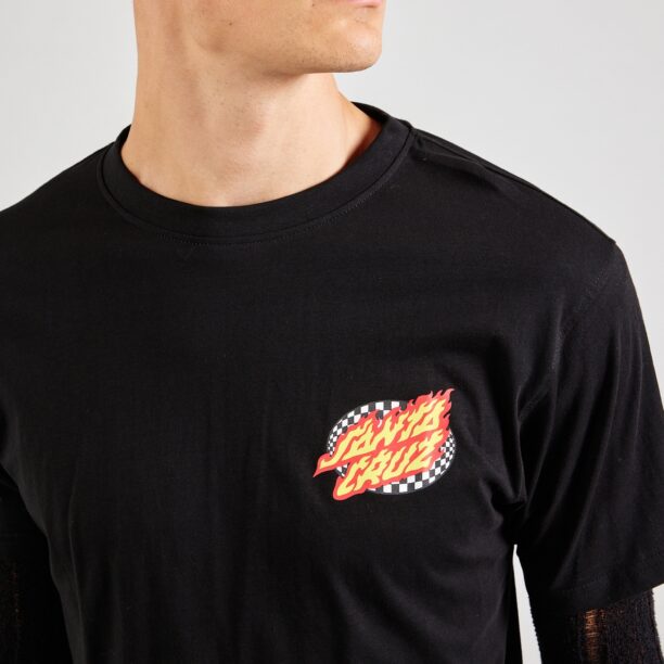 Preţ Santa Cruz Tricou 'Goal Flame'  galben / roșu / negru / alb