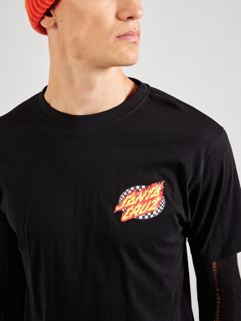 Preţ Santa Cruz Tricou 'Goal Flame'  galben / roșu / negru / alb