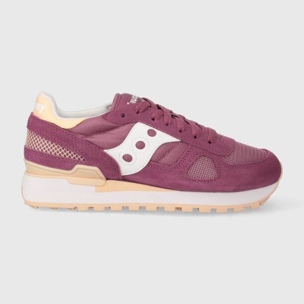 Saucony sneakers SHADOW ORIGINAL culoarea violet