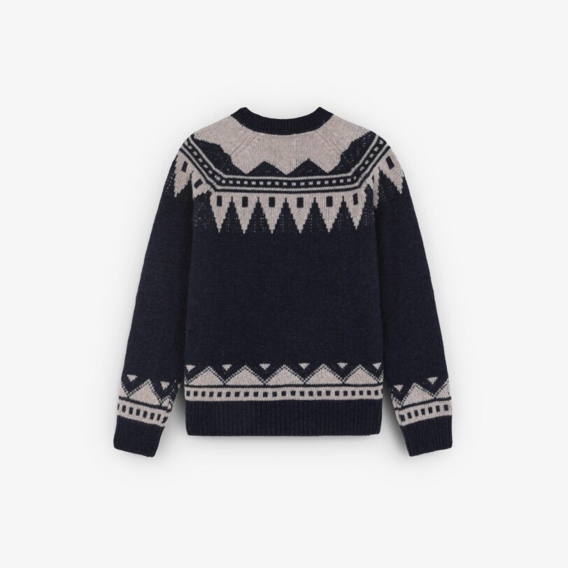 Scalpers Pulover  bleumarin / gri