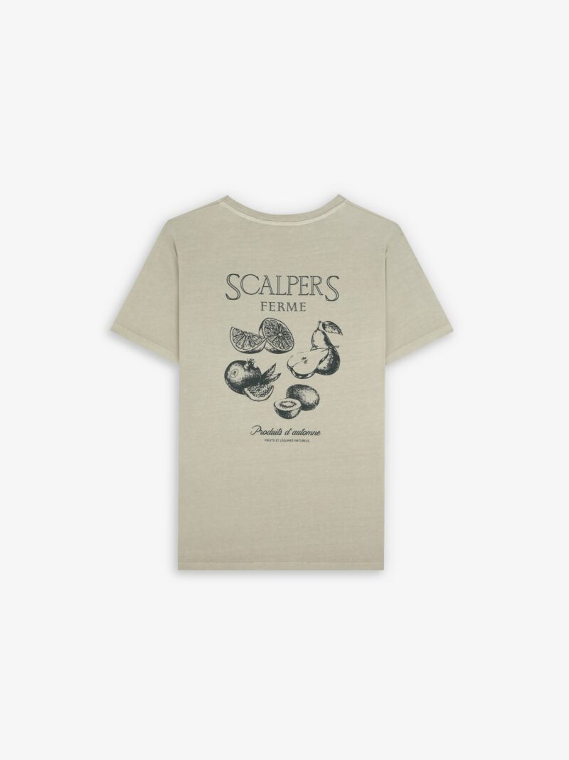 Scalpers Tricou 'Ferme'  oliv / negru