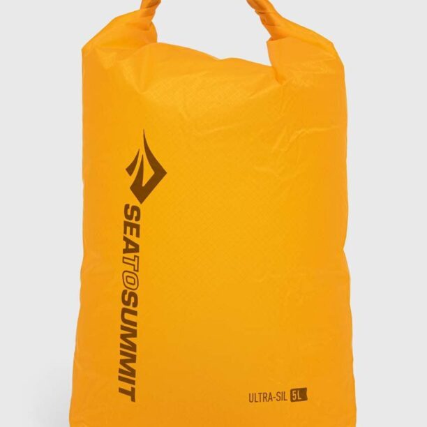 Sea To Summit husă impermeabilă Ultra-Sil Dry Bag 5 L culoarea galben