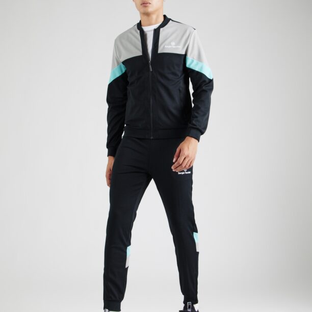 Sergio Tacchini Costum de trening 'PRUA'  albastru aqua / gri / negru / alb