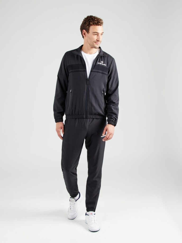 Sergio Tacchini Costum de trening 'SPECCHIO 024'  negru / alb