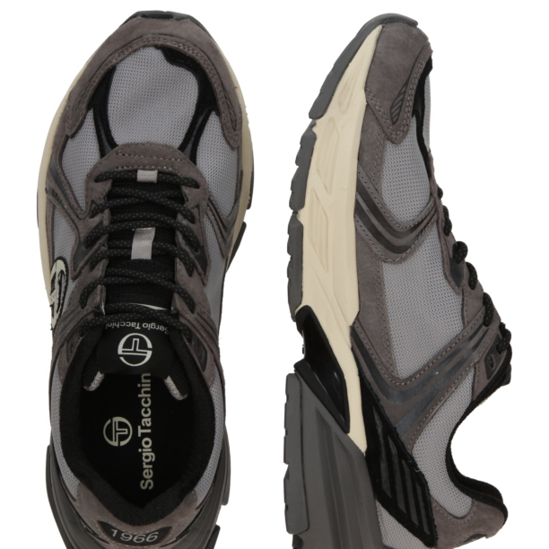 Sergio Tacchini Sneaker low 'Y2K WINTER MARATHON'  gri / gri bazalt / negru