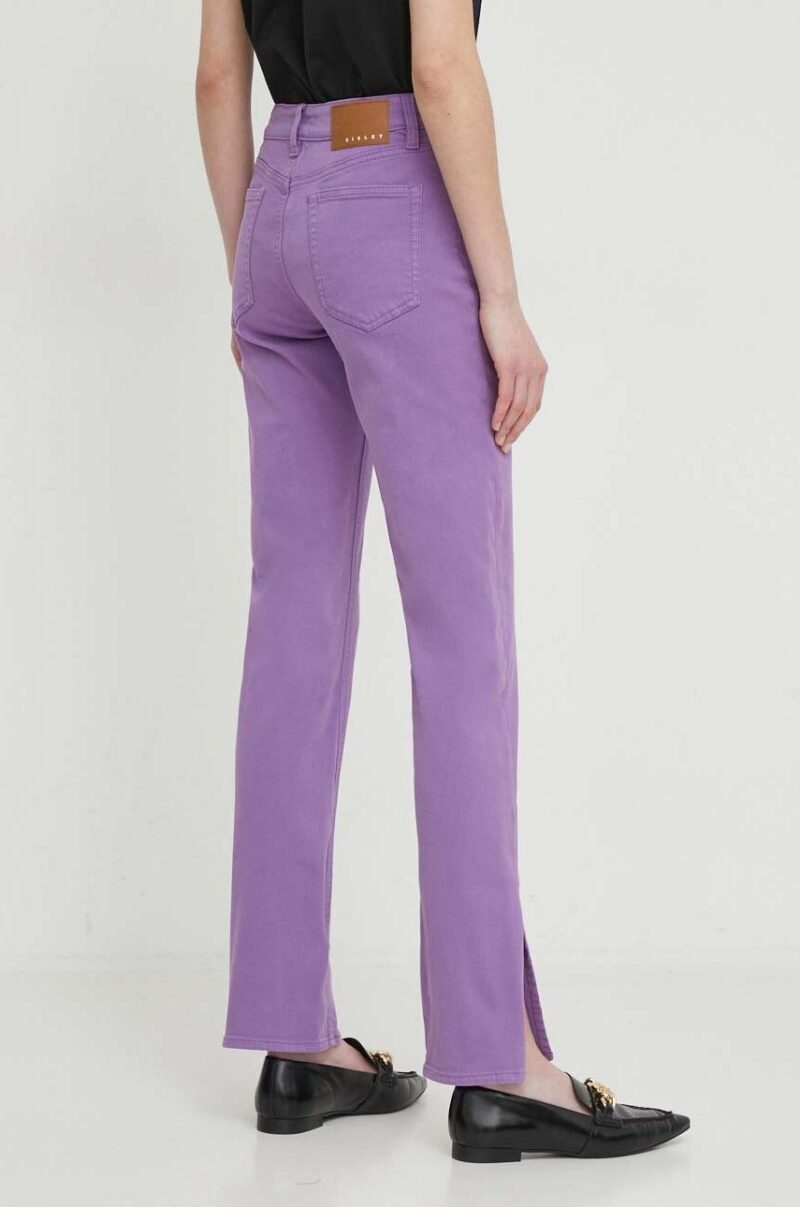 Sisley jeansi femei high waist preţ