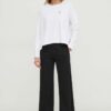 Sisley pantaloni de trening din bumbac culoarea negru