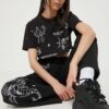 Sixth June tricou din bumbac culoarea negru