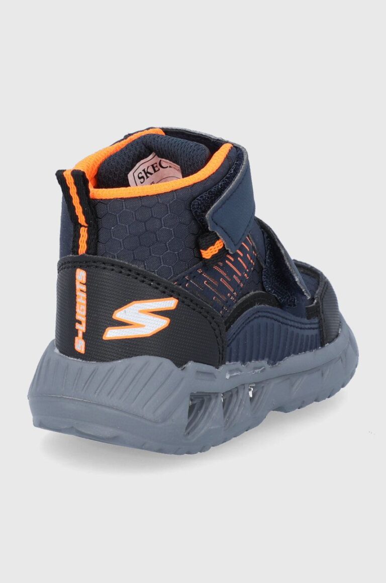 Skechers Cizme de iarnă copii culoarea albastru marin preţ