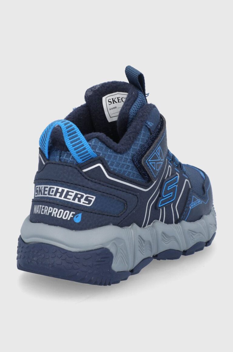 Skechers pantofi copii culoarea albastru marin preţ