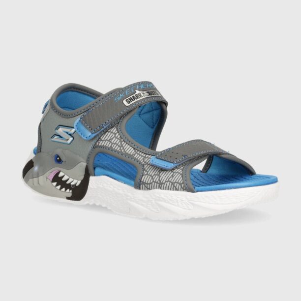 Skechers sandale copii CREATURE-SPLASH culoarea gri