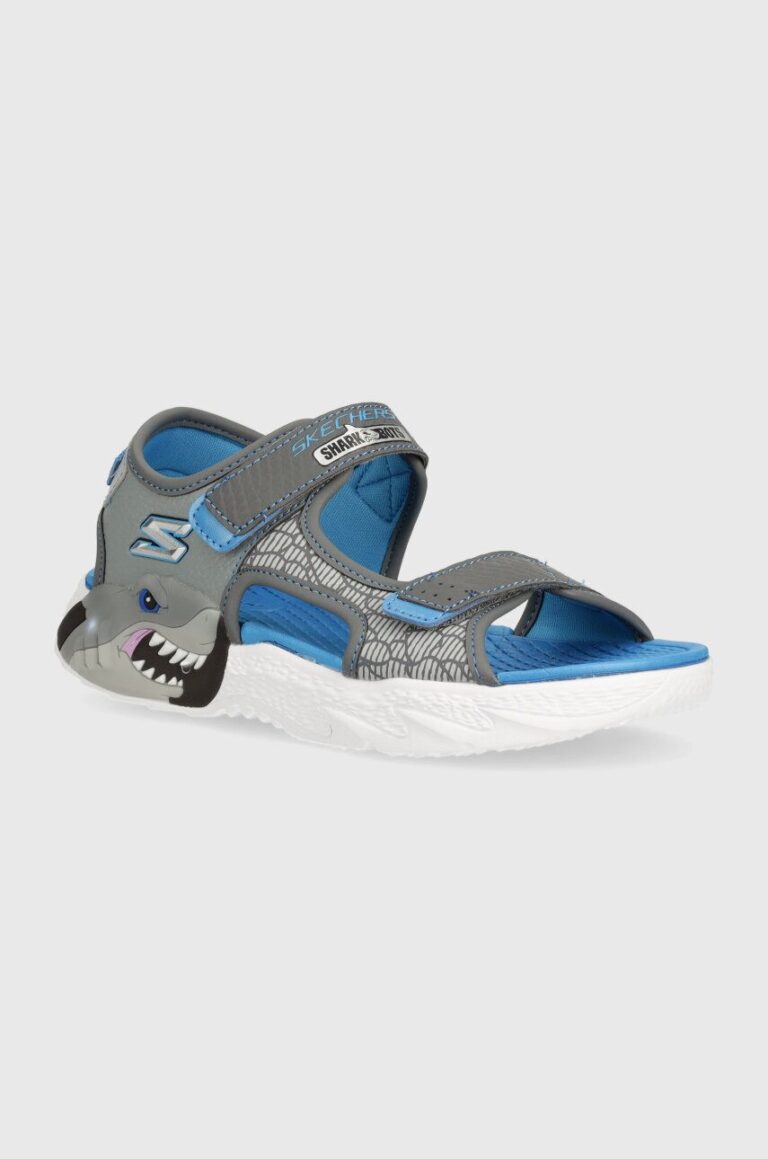 Skechers sandale copii CREATURE-SPLASH culoarea gri