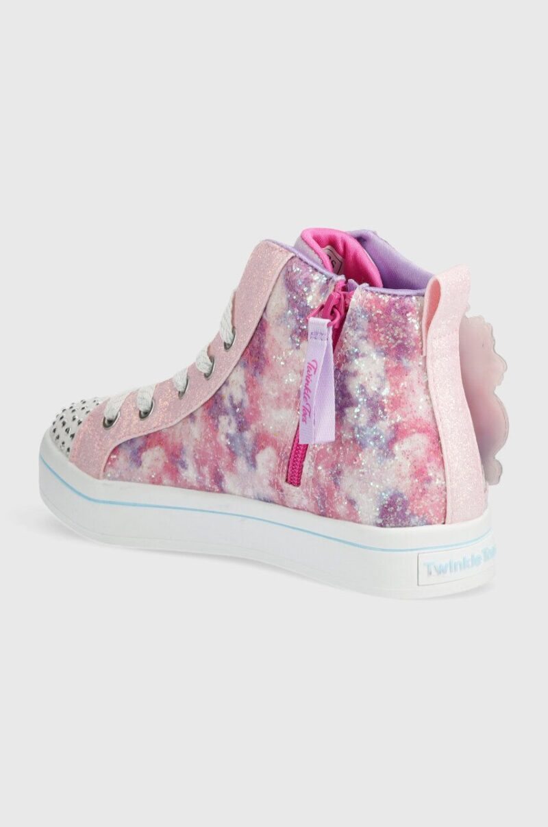 Skechers tenisi copii TWI-LITES 2.0 ENCHANTED UNICORN culoarea roz preţ