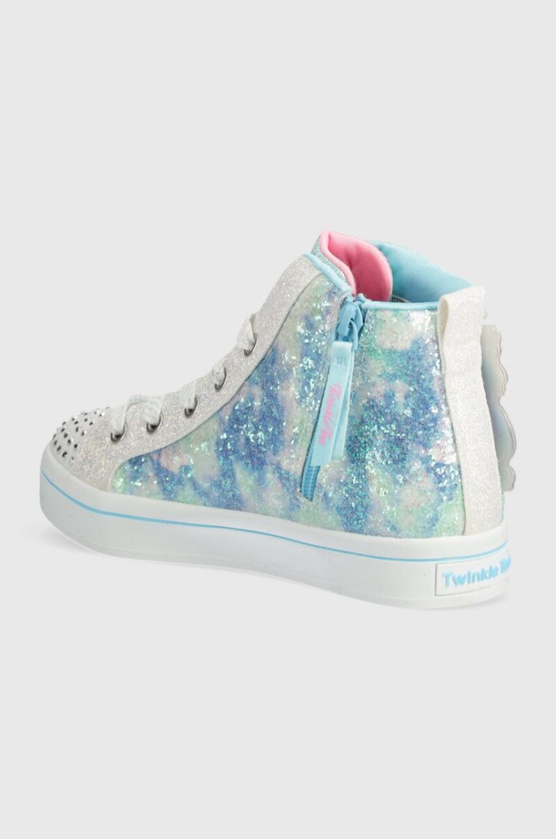 Skechers tenisi copii TWI-LITES 2.0 ENCHANTED UNICORN culoarea turcoaz preţ