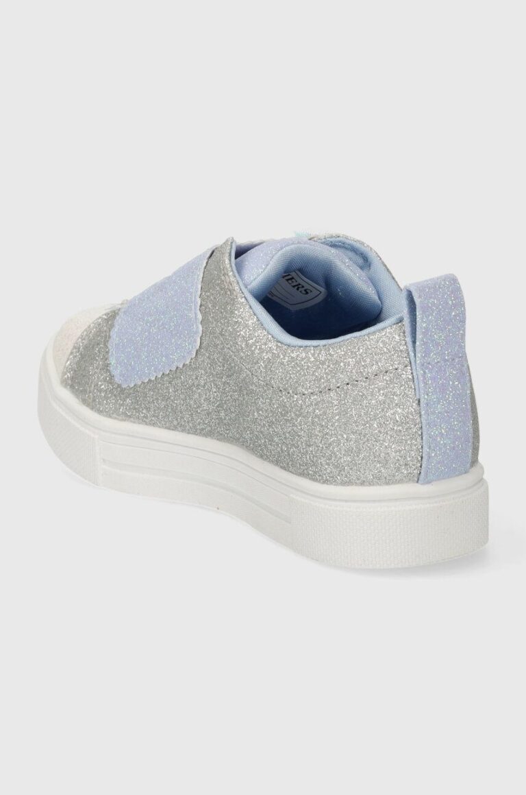 Skechers tenisi copii TWINKLE SPARKS GLITTER GEMS culoarea argintiu preţ