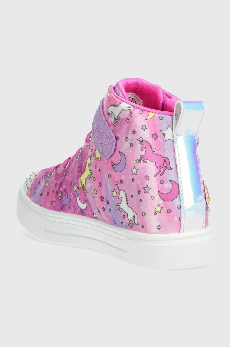 Skechers tenisi copii TWINKLE SPARKS UNICORN DAYDREAM culoarea roz preţ