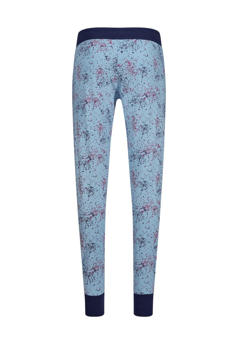 Skiny Pantaloni de pijama  bleumarin / albastru deschis / roz