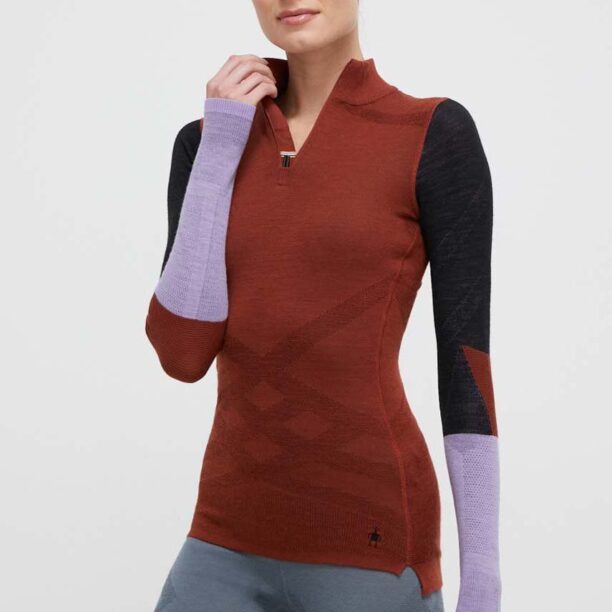 Smartwool jambiere funcționale Intraknit Thermal Merino culoarea gri