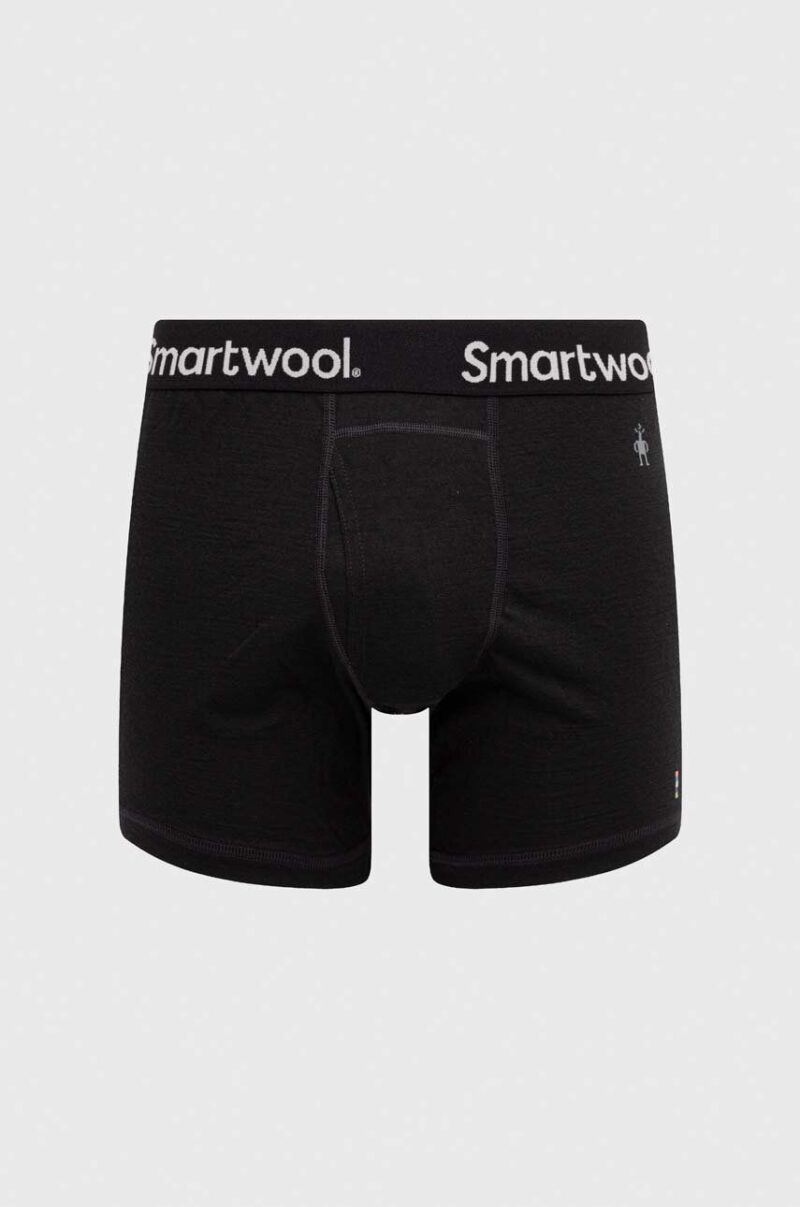 Smartwool lenjerie functionala Merino culoarea negru