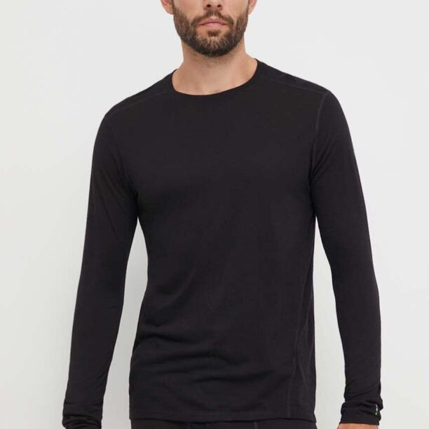 Smartwool longsleeve funcțional Classic All-Season Merino culoarea negru