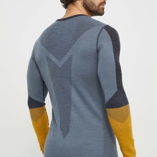 Smartwool longsleeve funcțional Intraknit Thermal Merino culoarea gri preţ