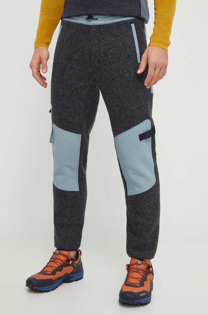 Smartwool pantaloni de exterior Hudson culoarea gri