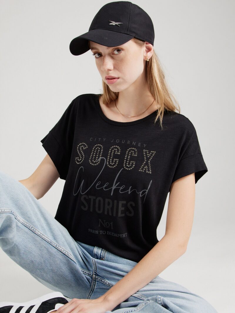 Cumpăra Soccx Tricou  negru / transparent