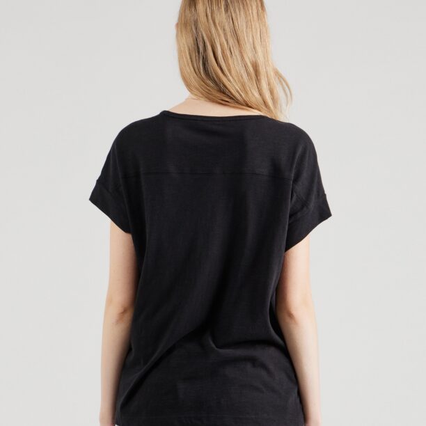 Soccx Tricou  negru / transparent