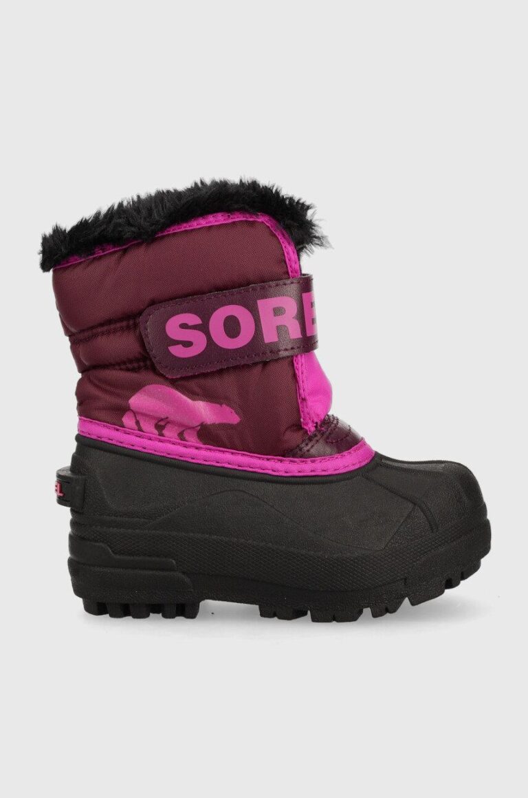 Sorel cizme de iarna copii Childrens Snow culoarea violet