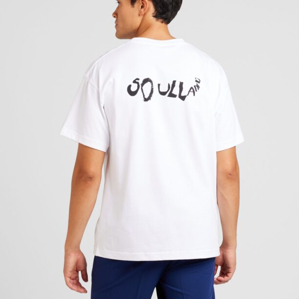 Soulland Tricou 'Kai Balder'  negru / alb preţ