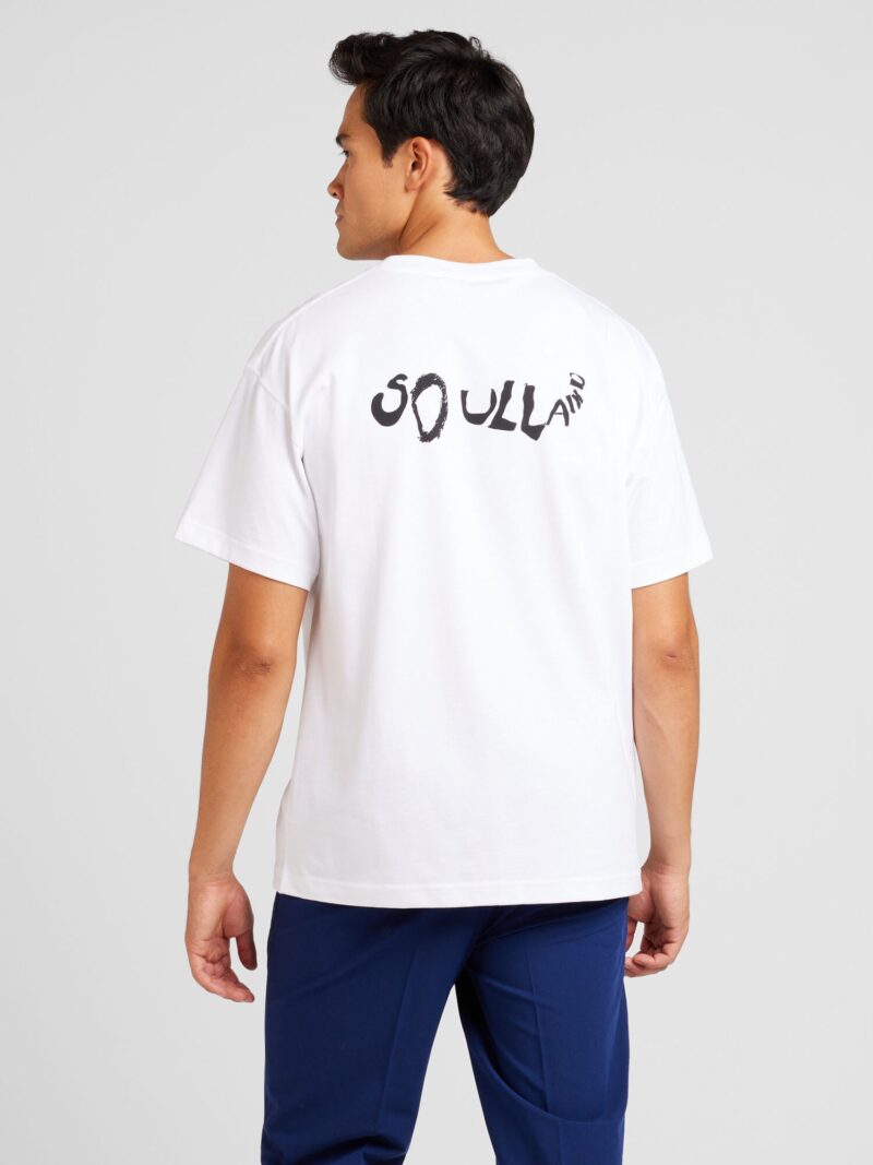 Soulland Tricou 'Kai Balder'  negru / alb preţ