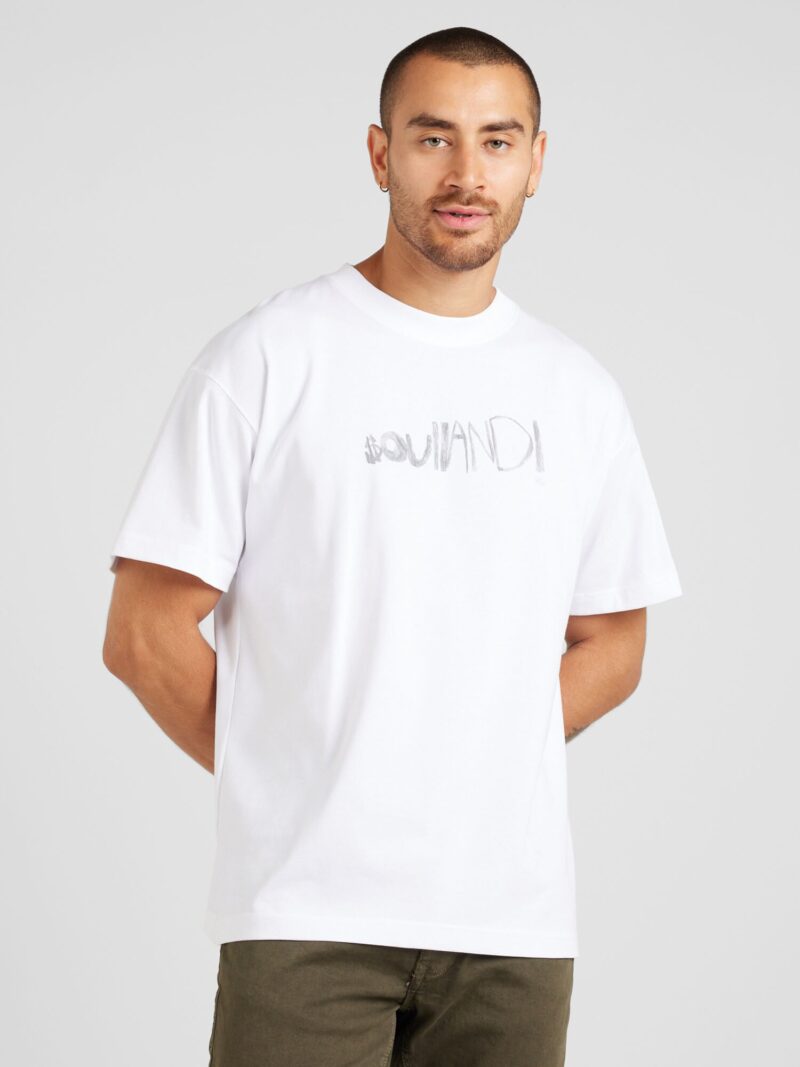 Cumpăra Soulland Tricou 'Kai'  gri / alb